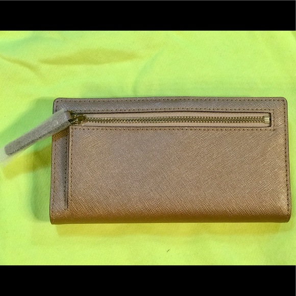 NEW Kate Spade NY Laurel Way Rose Gold wallet - Picture 5 of 6